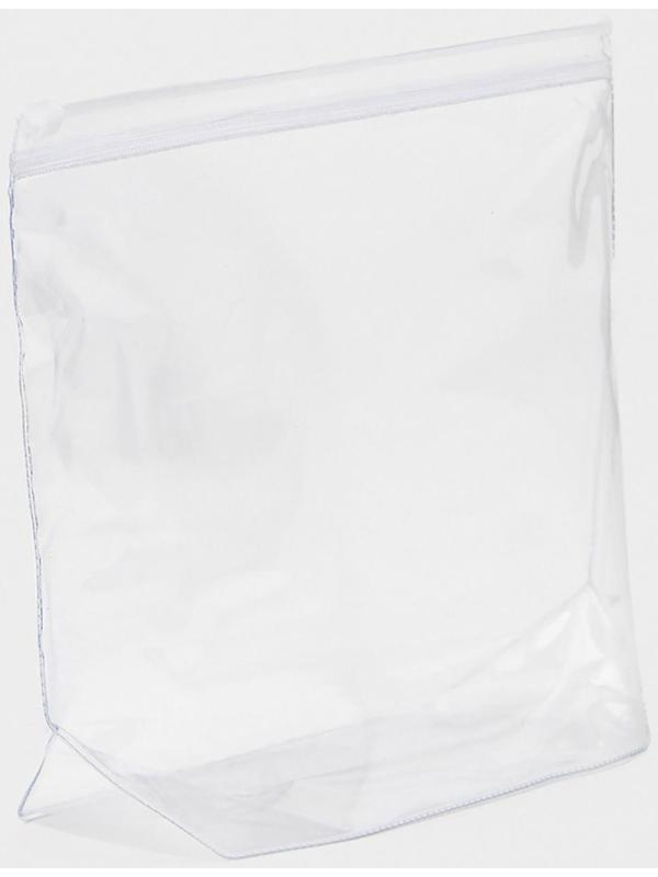 Косметичка с застежкой зип-лок, цвет прозрачный