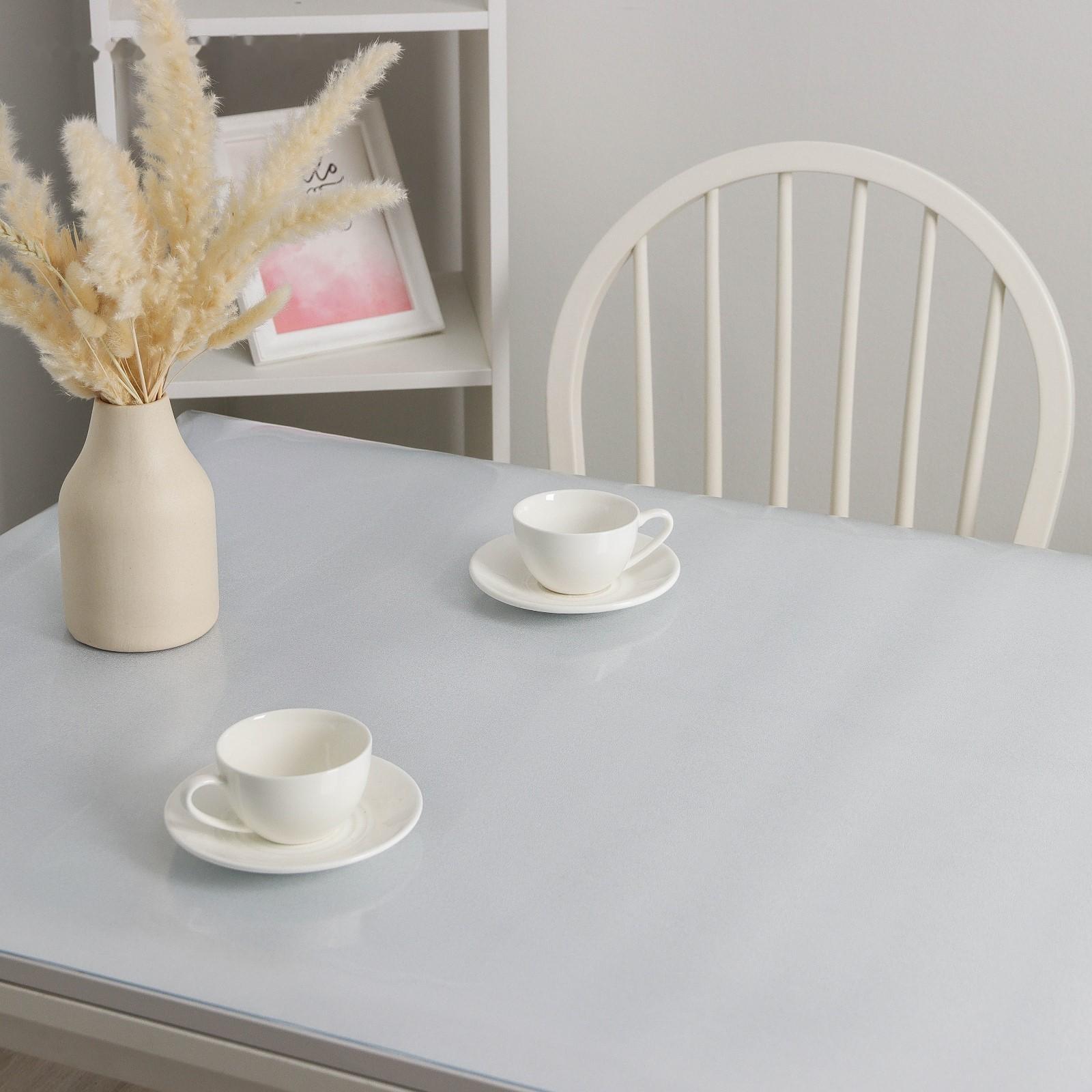 Термоскатерть без основы с тиснением EasyLite «Жидкое стекло», 80×120 см, толщина 2 мм=0,2 см