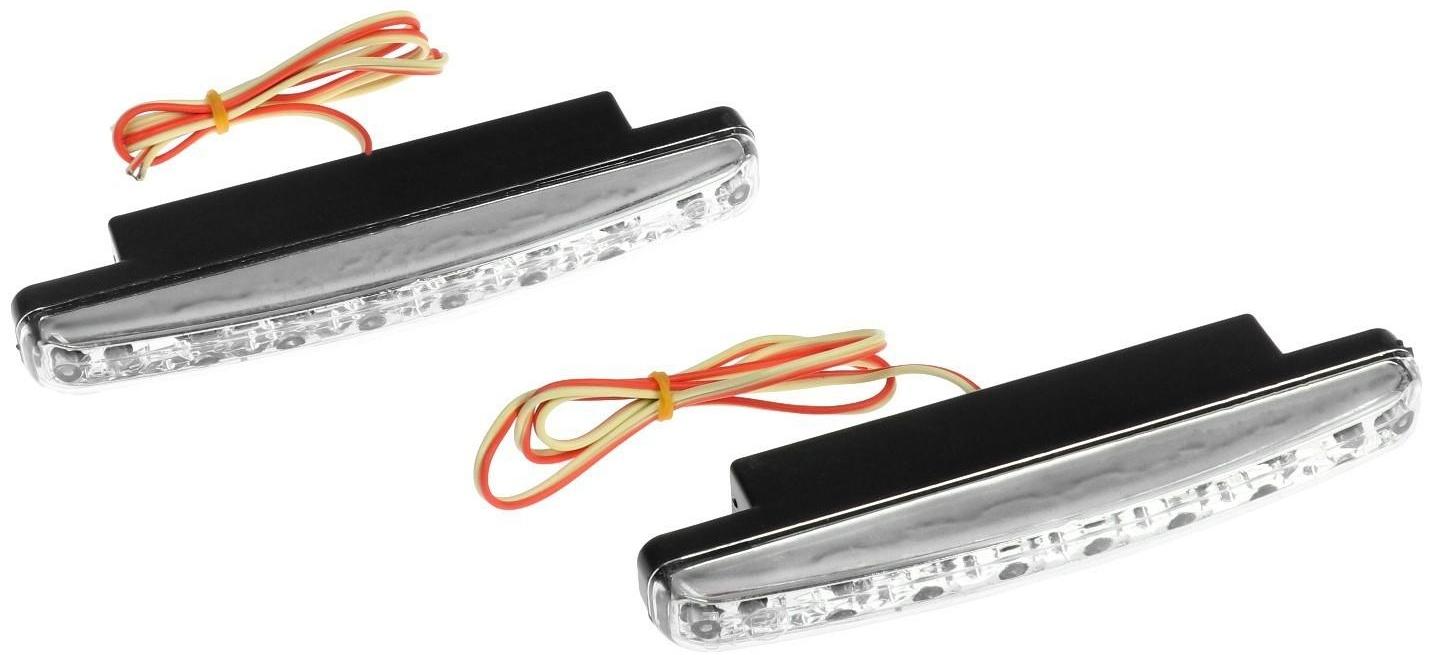 Дневные ходовые огни 8 LED, 12 В
