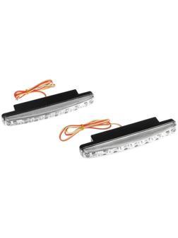 Дневные ходовые огни 8 LED, 12 В