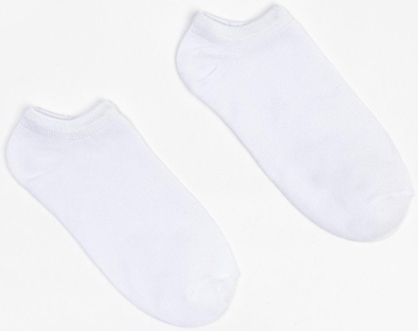 Носки мужские укороченные MINAKU: Premium цвет белый, размер 42-43 (29 см)