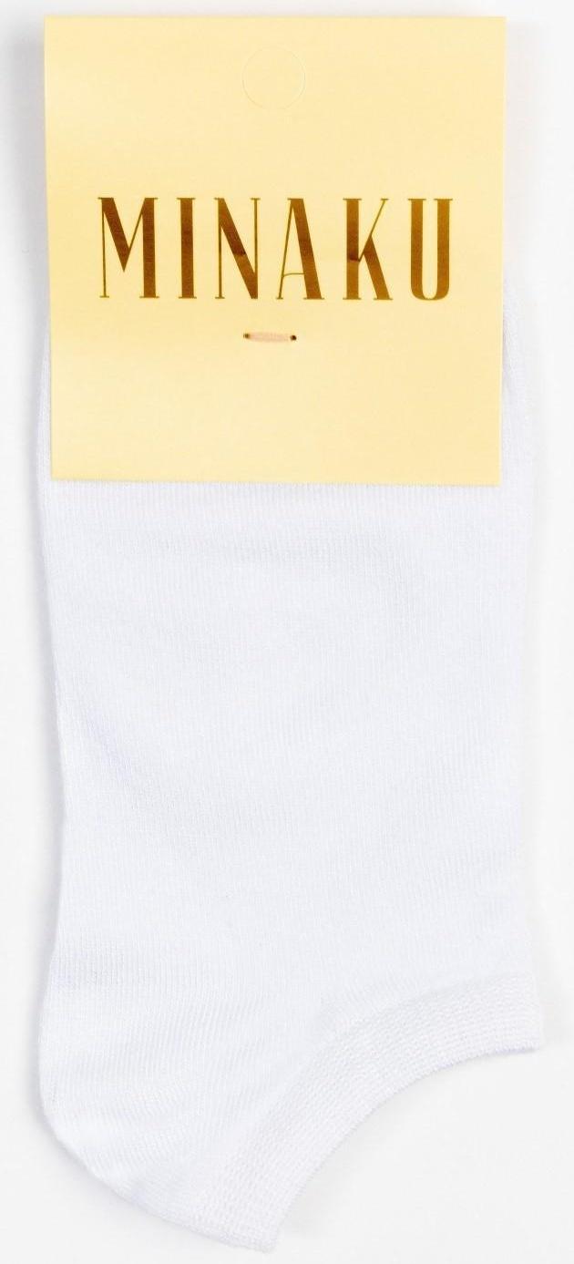 Носки мужские укороченные MINAKU: Premium цвет белый, размер 42-43 (29 см)