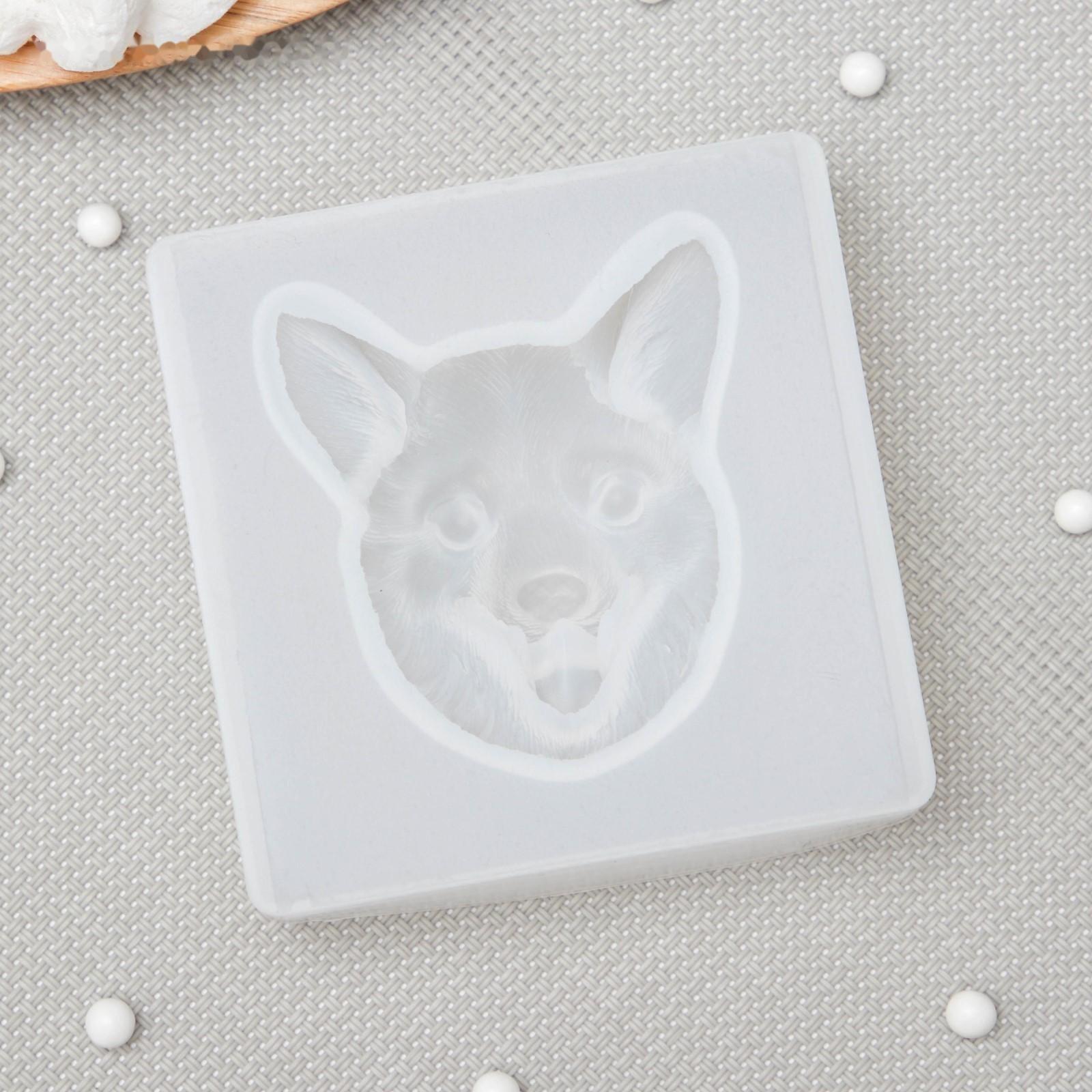 Молд «Мордашка», 8×8×2,3 см, ячейка 5,5×6 см