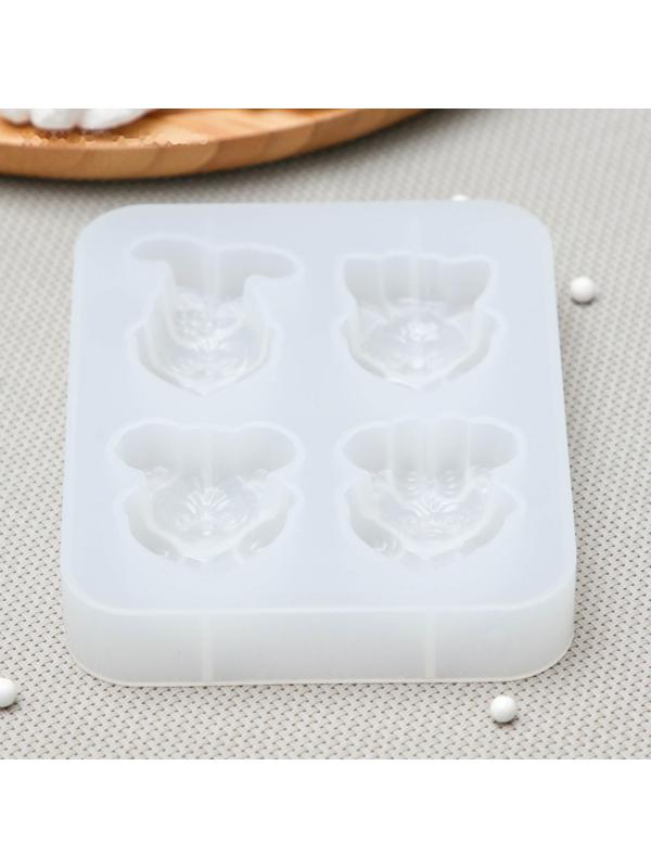 Молд «Любовь зверят», 12,5×10×2 см, ячейка 5×3,5 см