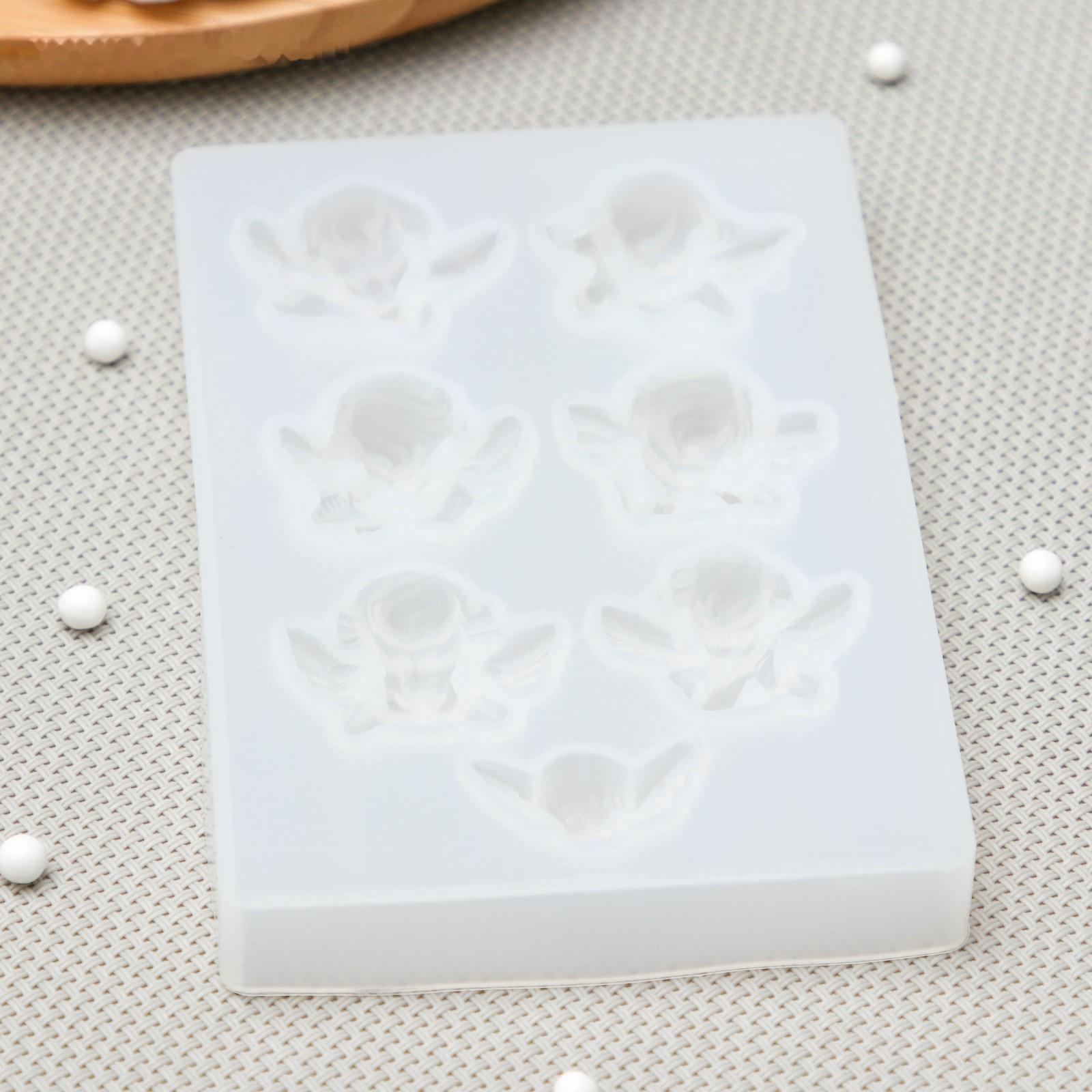 Молд «Ангелочки», 12,5×8,5×1,5 см, ячейка 3×3,5 см