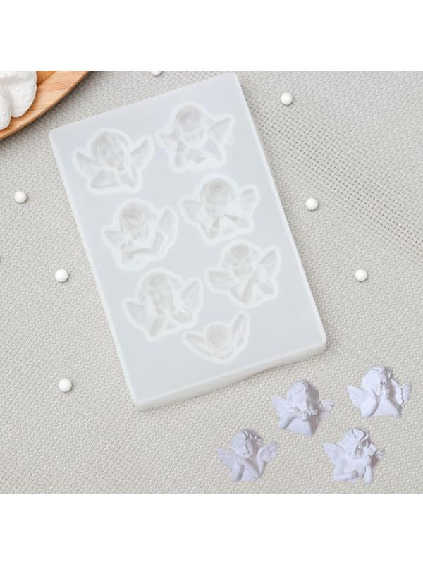 Молд «Ангелочки», 12,5×8,5×1,5 см, ячейка 3×3,5 см