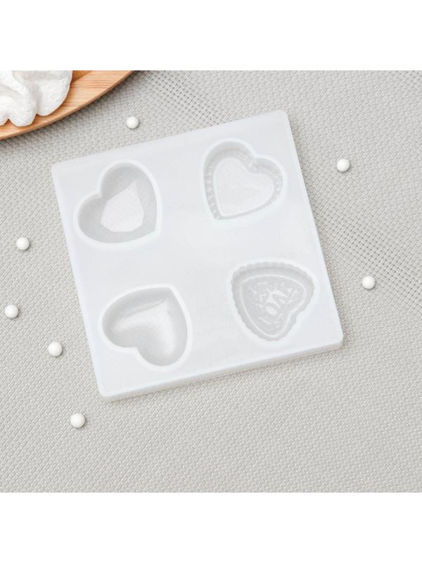 Молд «Верность», 9,5×9,5×1 см, ячейка 3,5×3,5 см