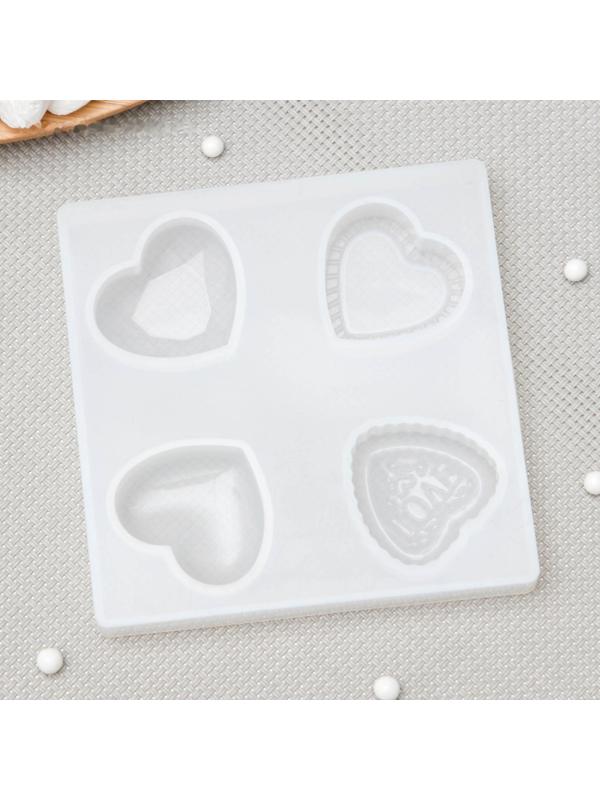 Молд «Верность», 9,5×9,5×1 см, ячейка 3,5×3,5 см