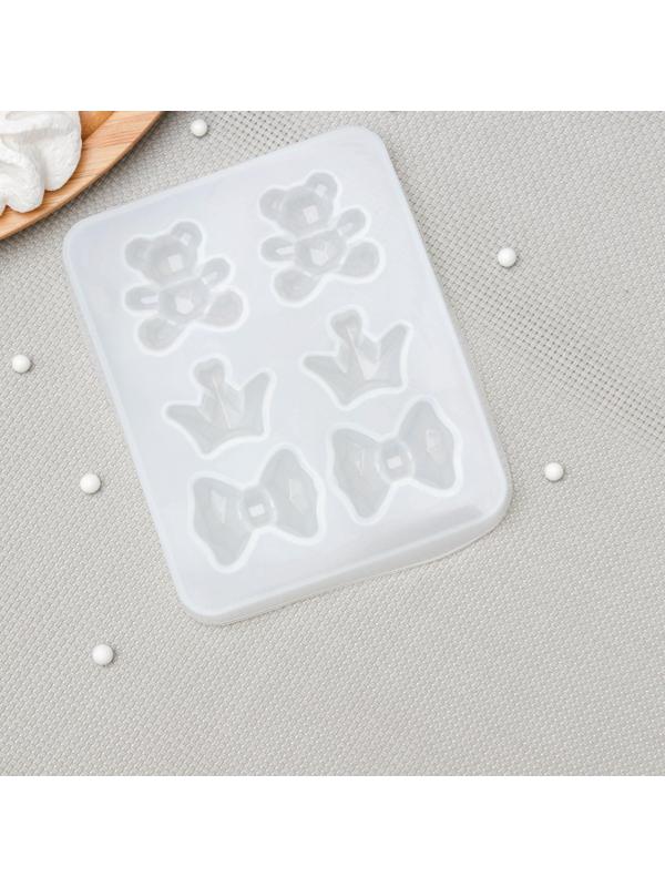 Молд «Атрибуты принцессы», 12×9,5×1 см, ячейка 3,5×3 см