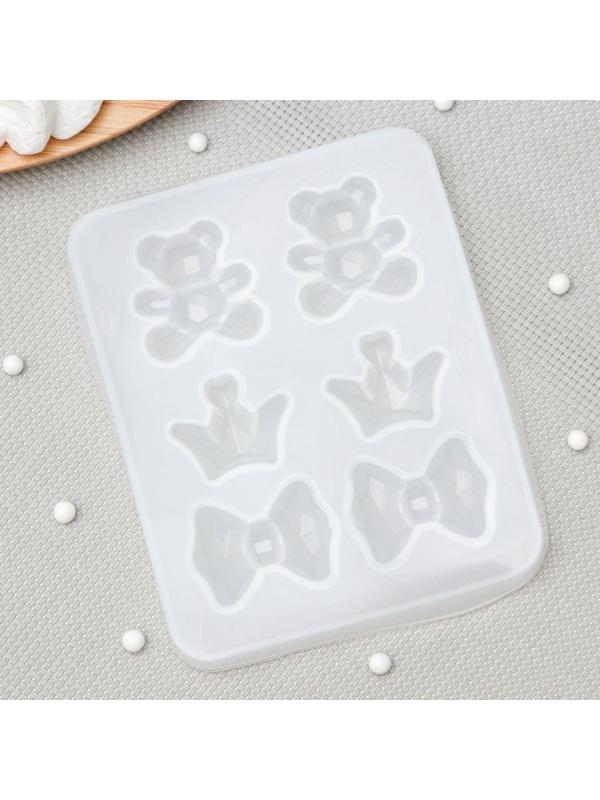 Молд «Атрибуты принцессы», 12×9,5×1 см, ячейка 3,5×3 см