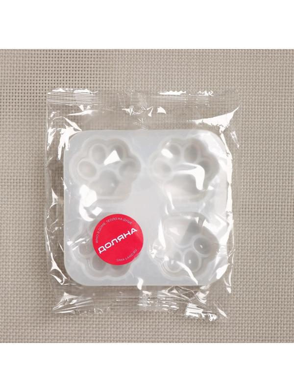 Молд «Лапки», 9,5×9×2,5 см, ячейка 4×4 см