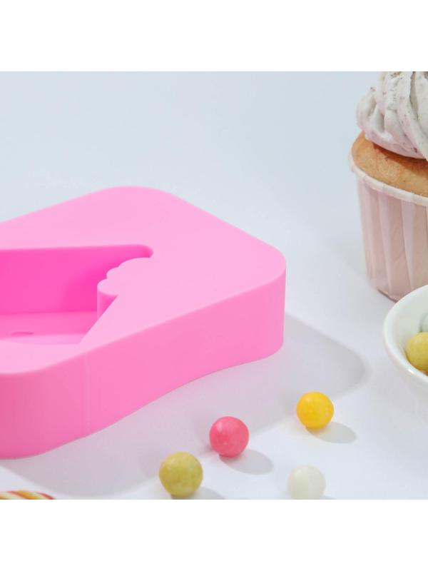Форма для мороженого «Арбузная долька», 14×7,5×2,5 см, цвет розовый