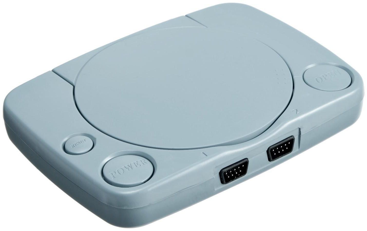 Игровая приставка LuazON Game-1 (NY), 8 бит, 2 джойстика и пистолет, 22 игры, серая