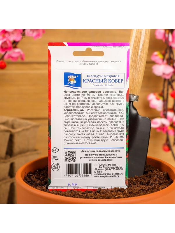 Семена цветов Календула махровая 