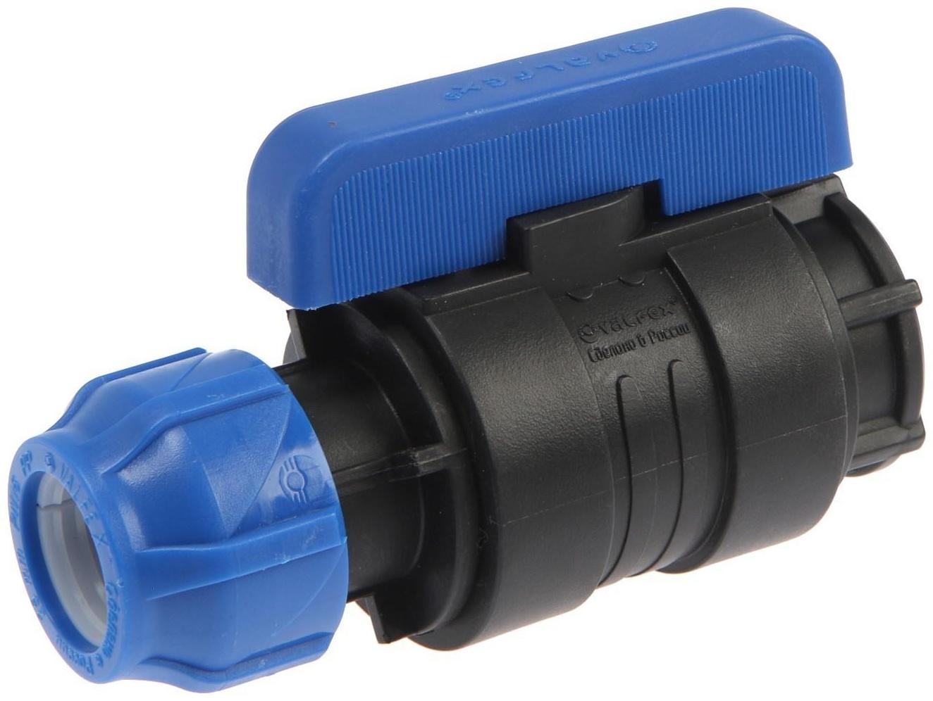 Кран шаровой ПНД Valfex, d=25 мм х 1