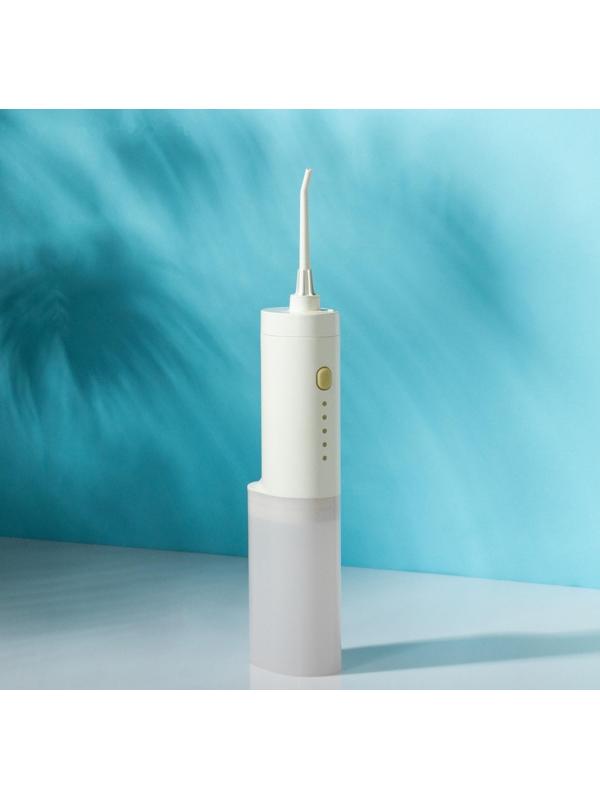 Ирригатор для полости рта Luazon LIR-02, портативный, 200 мл, 3 режима, 1 насадка, от USB