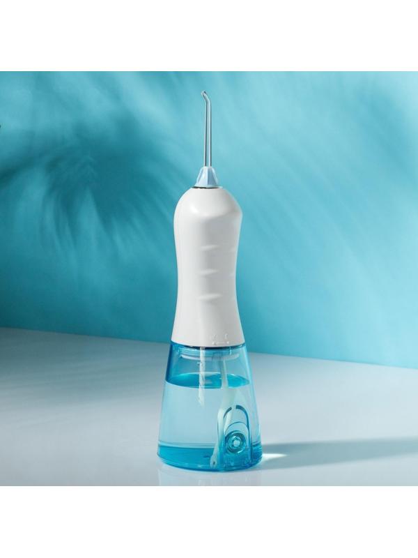 Ирригатор для полости рта Luazon LIR-03, портативный, 300 мл, 4 режима, 2 насадки, от USB