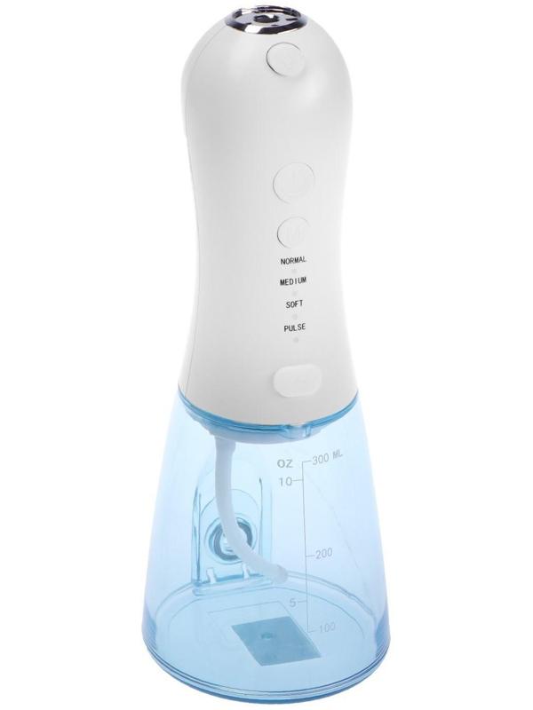 Ирригатор для полости рта Luazon LIR-03, портативный, 300 мл, 4 режима, 2 насадки, от USB