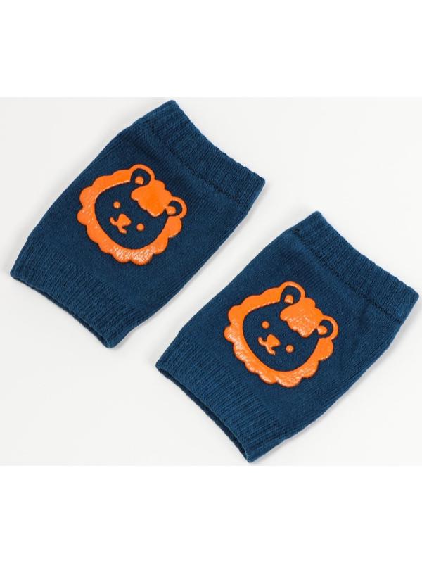 Набор детских наколенников «Левушка», 2 шт., цвет синий