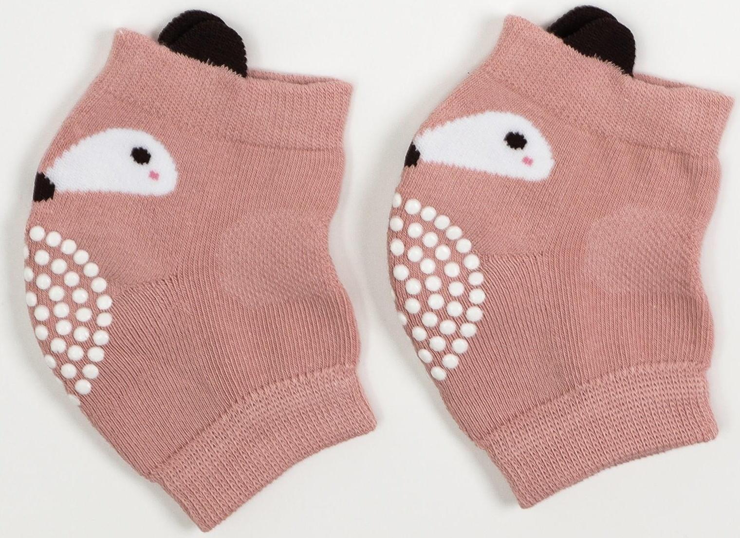 Набор детских наколенников «Мордочки», 2 шт., цвет розовый
