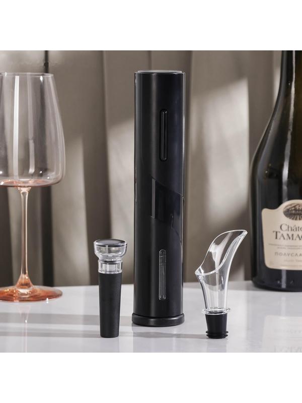 Набор для вина Opiumор, штопор электрический, аэратор, пробка