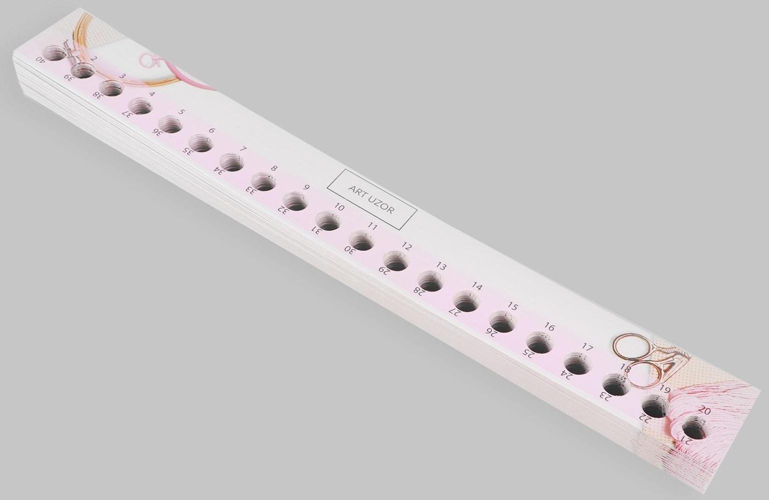 Органайзер для мулине на 40 цветов, 33 × 4 см