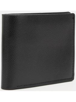 Портмоне без застёжки, для купюр, для карт, для монет, цвет чёрный