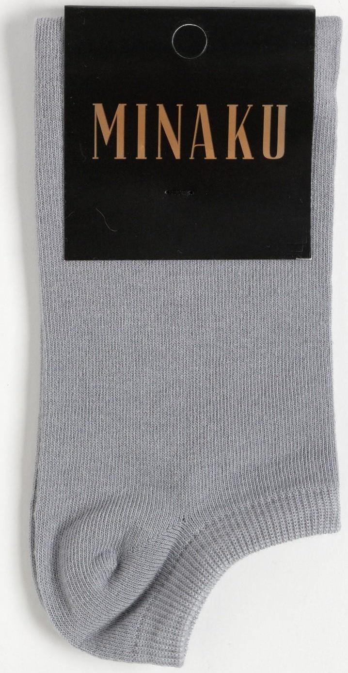 Носки мужские укороченные MINAKU цвет светло-серый, размер 42-43 (29 см)