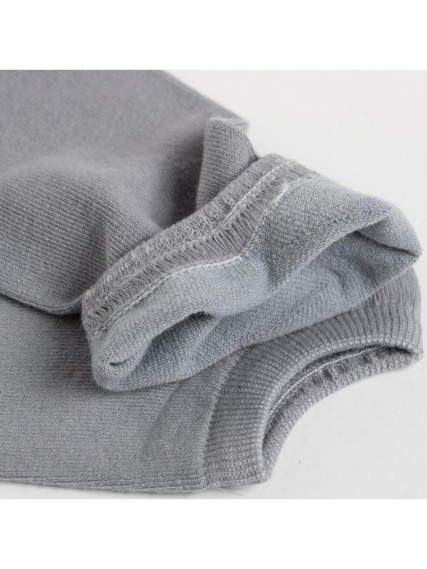 Носки мужские укороченные MINAKU цвет светло-серый, размер 42-43 (29 см)