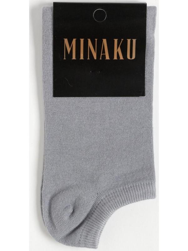 Носки мужские укороченные MINAKU цвет светло-серый, размер 42-43 (29 см)