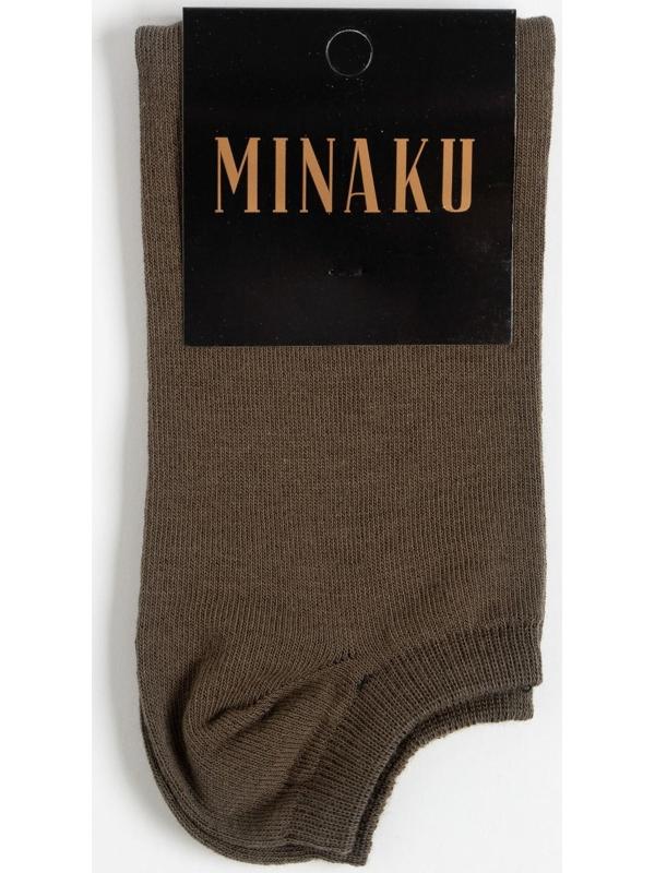 Носки мужские укороченные MINAKU цвет хаки, размер 40-41 (27 см)