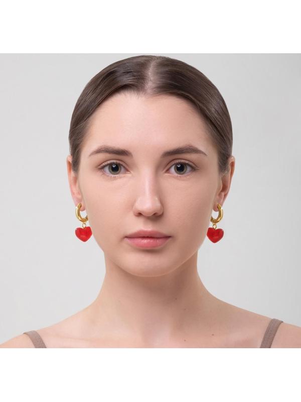 Серьги со съёмным элементом 