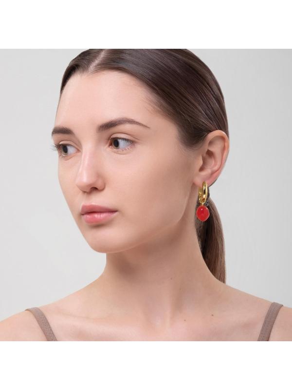 Серьги со съёмным элементом 