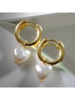 Серьги со съёмным элементом 