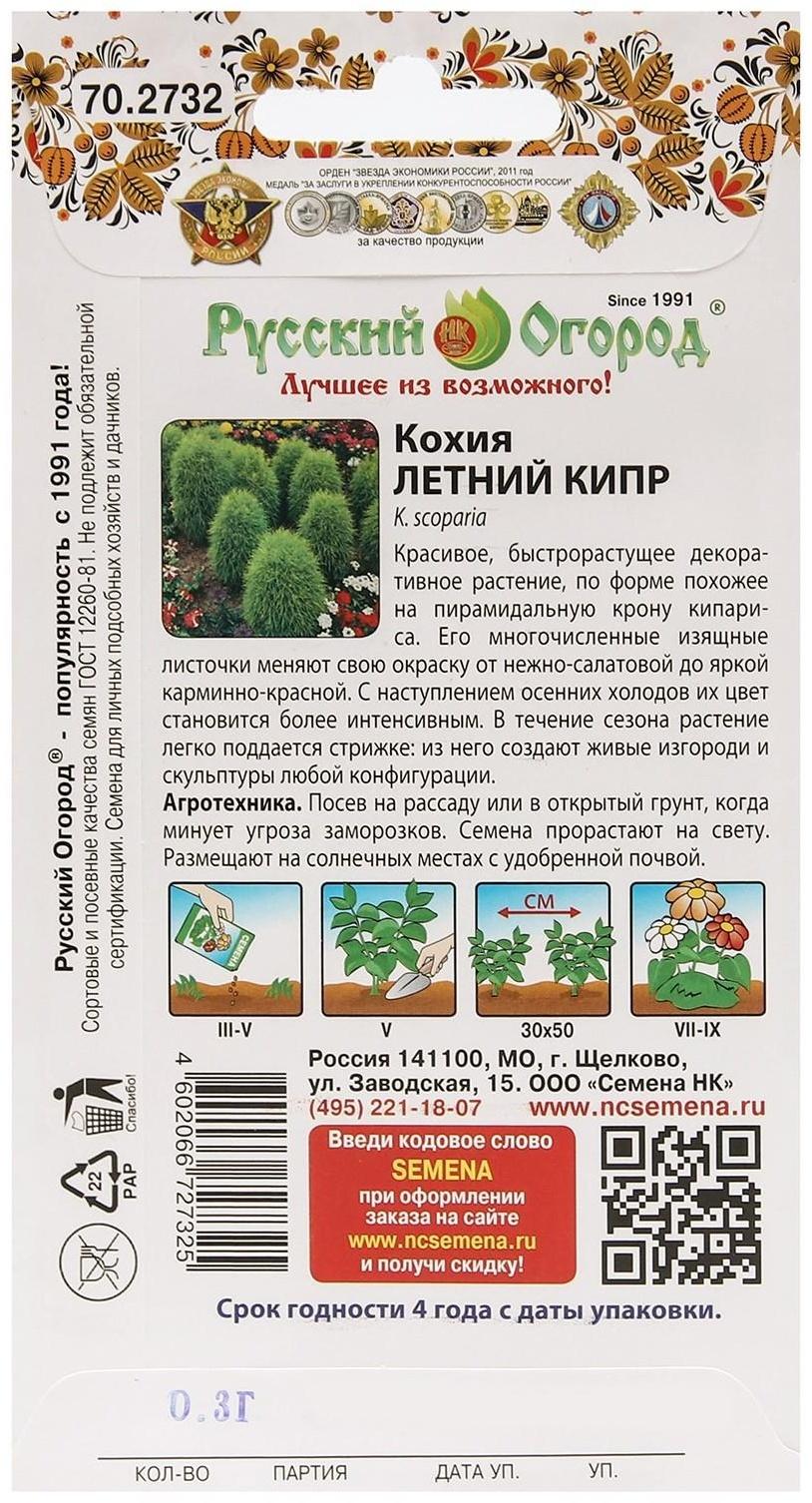 Семена цветов Кохия 