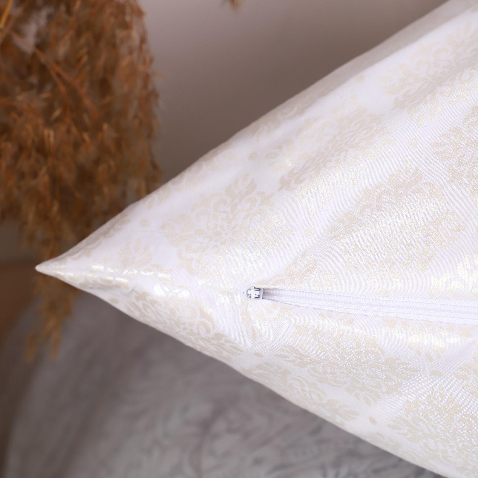 Нижняя наволочка 70х70см на молнии Версаль , тик 90г/м, пэ70%, хл30%