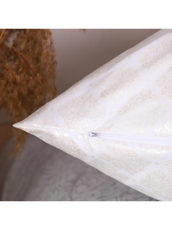 Нижняя наволочка 70х70см на молнии Версаль , тик 90г/м, пэ70%, хл30%