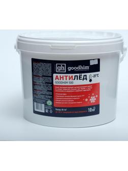 Антигололедный реагент (сухой) GOODHIM 500  (ведро), 10 кг.