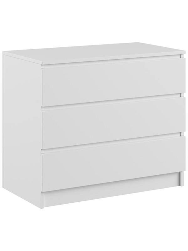 Комод с 3-мя ящиками Бетти, 800х420х775, Белый