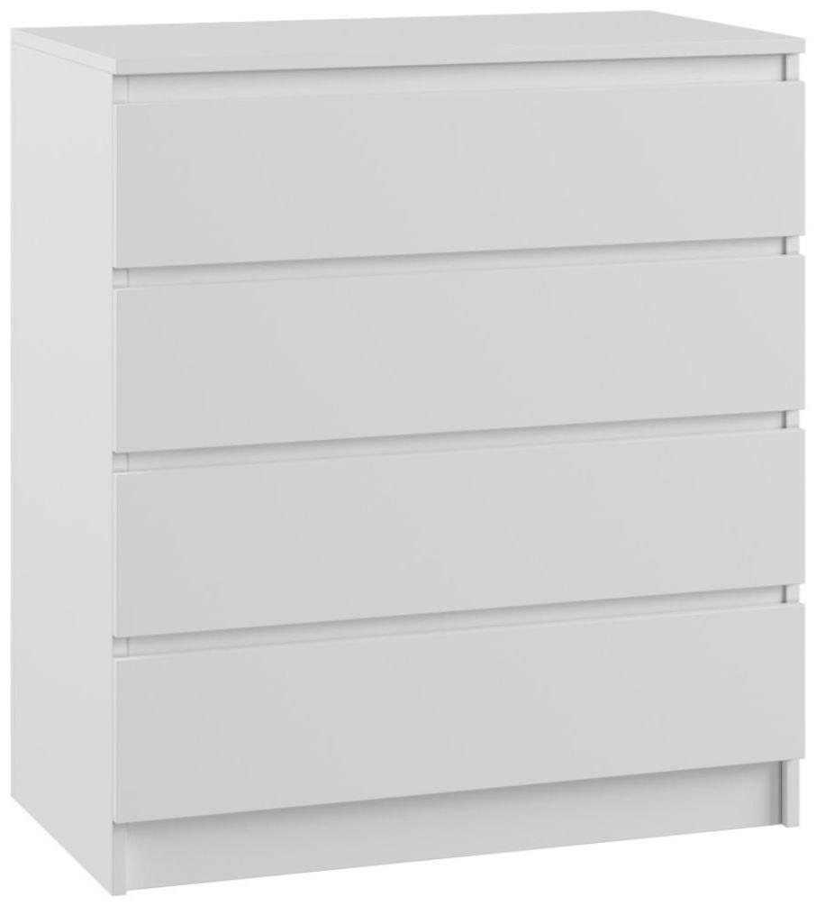 Комод с 4-мя ящиками Мадера, 800х420х1000, Белый