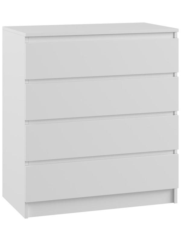 Комод с 4-мя ящиками Мадера, 800х420х1000, Белый