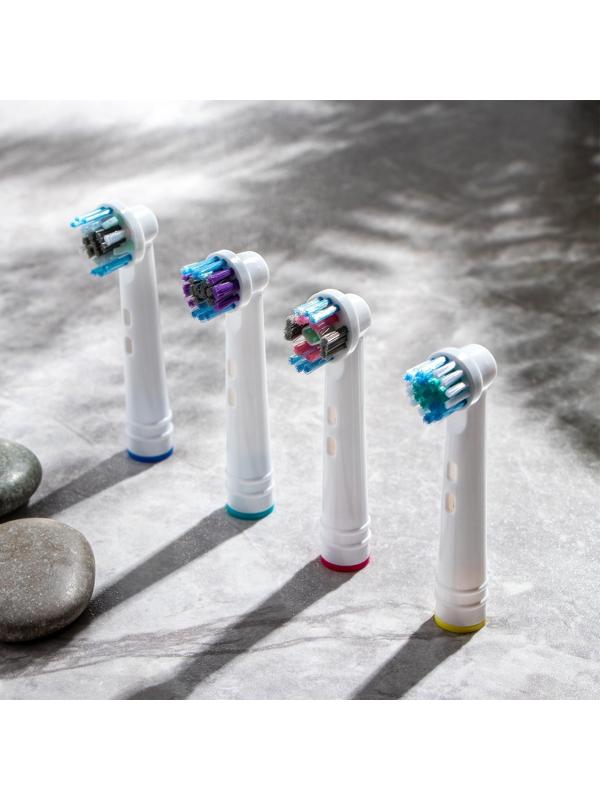 Насадки Luazon LP-006, для электрической зубной щётки Oral B, 4 шт, в наборе