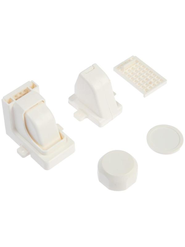 Блокиратор детский магнитный LOCKLAND с фиксатором, 2 замка-блокиратора в компл.