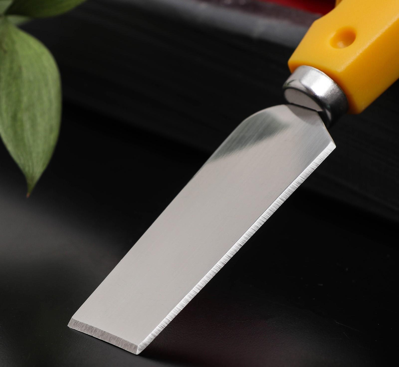 Нож для сыра Доляна Cheese, 19 см, цвет жёлтый