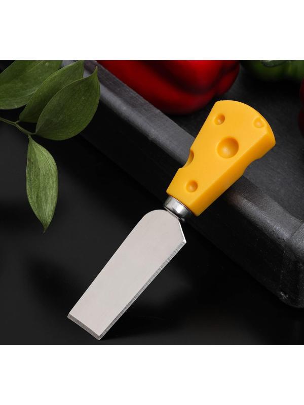 Нож для сыра Доляна Cheese, 19 см, цвет жёлтый