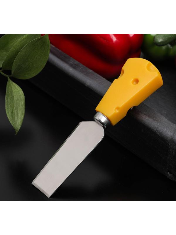 Нож для сыра Доляна Cheese, 19 см, цвет жёлтый