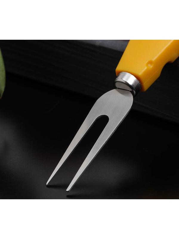 Нож для сыра Доляна Cheese, 19 см, цвет жёлтый