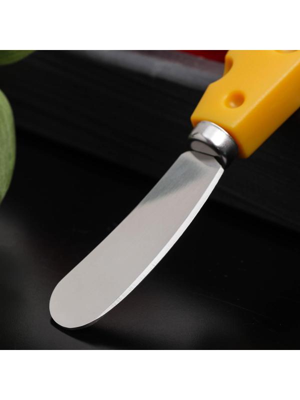 Нож для сыра Доляна Cheese, 19 см, цвет жёлтый