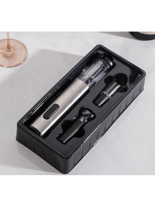 Набор для вина Soha, штопор электрический, аэратор, пробка