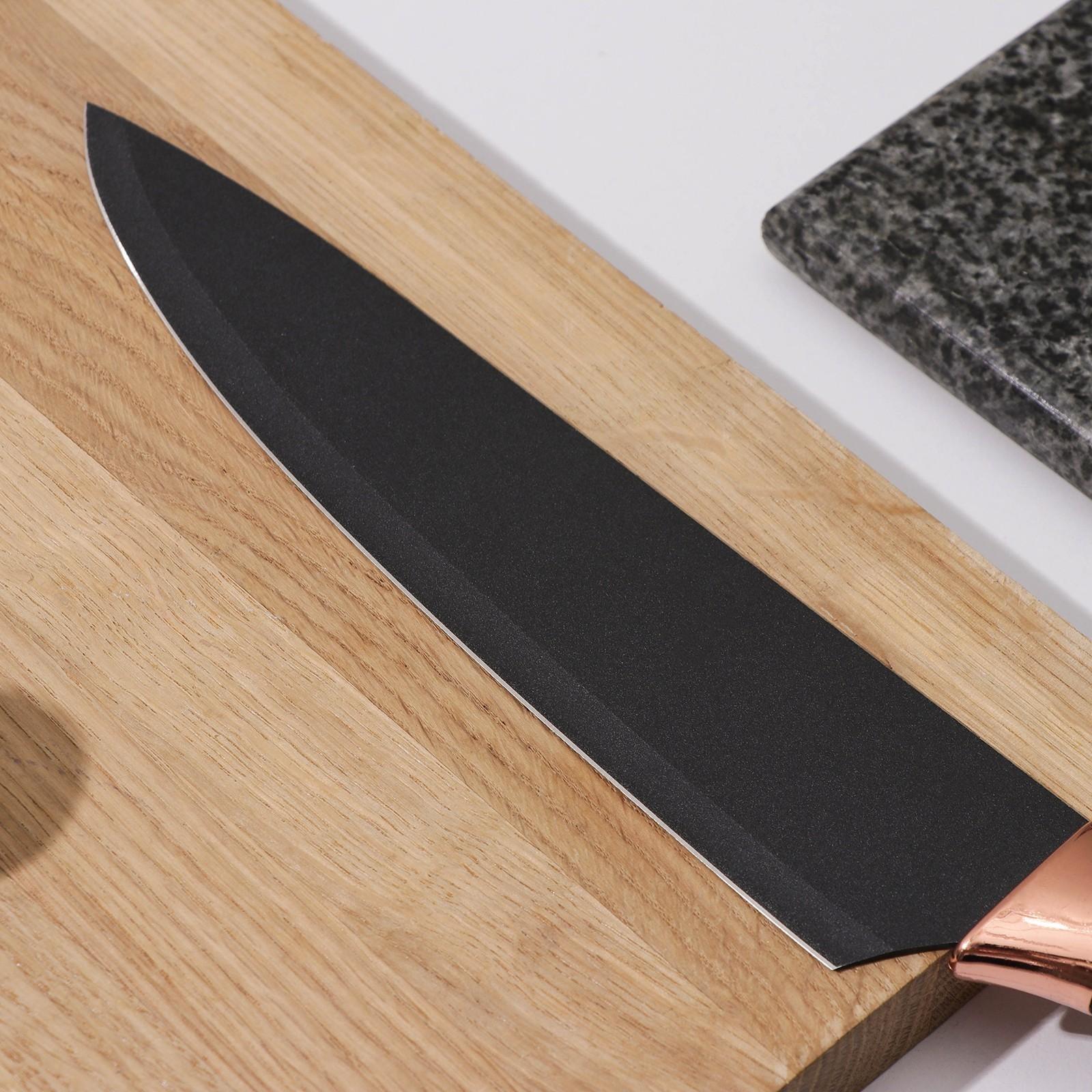 Нож Доляна «Эсмиральда», шеф, лезвие 20 см, цвет зелёный